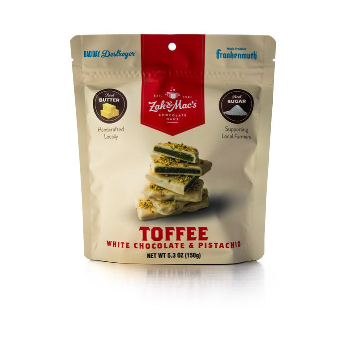 Toffee - White Chocolate Pistachio (5 OZ)