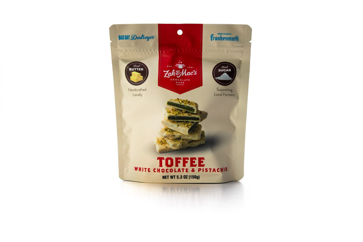 Toffee - White Chocolate Pistachio (5 OZ)
