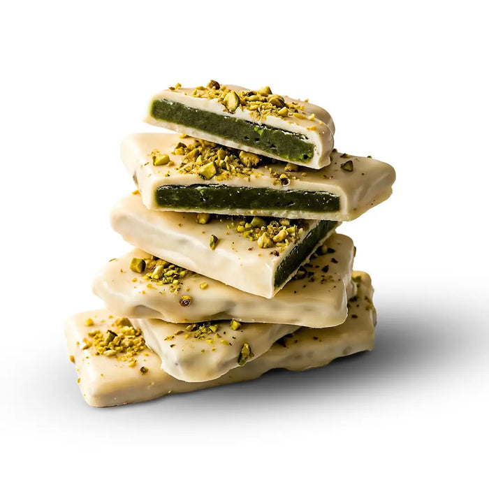 Toffee - White Chocolate Pistachio (10 lb bulk)
